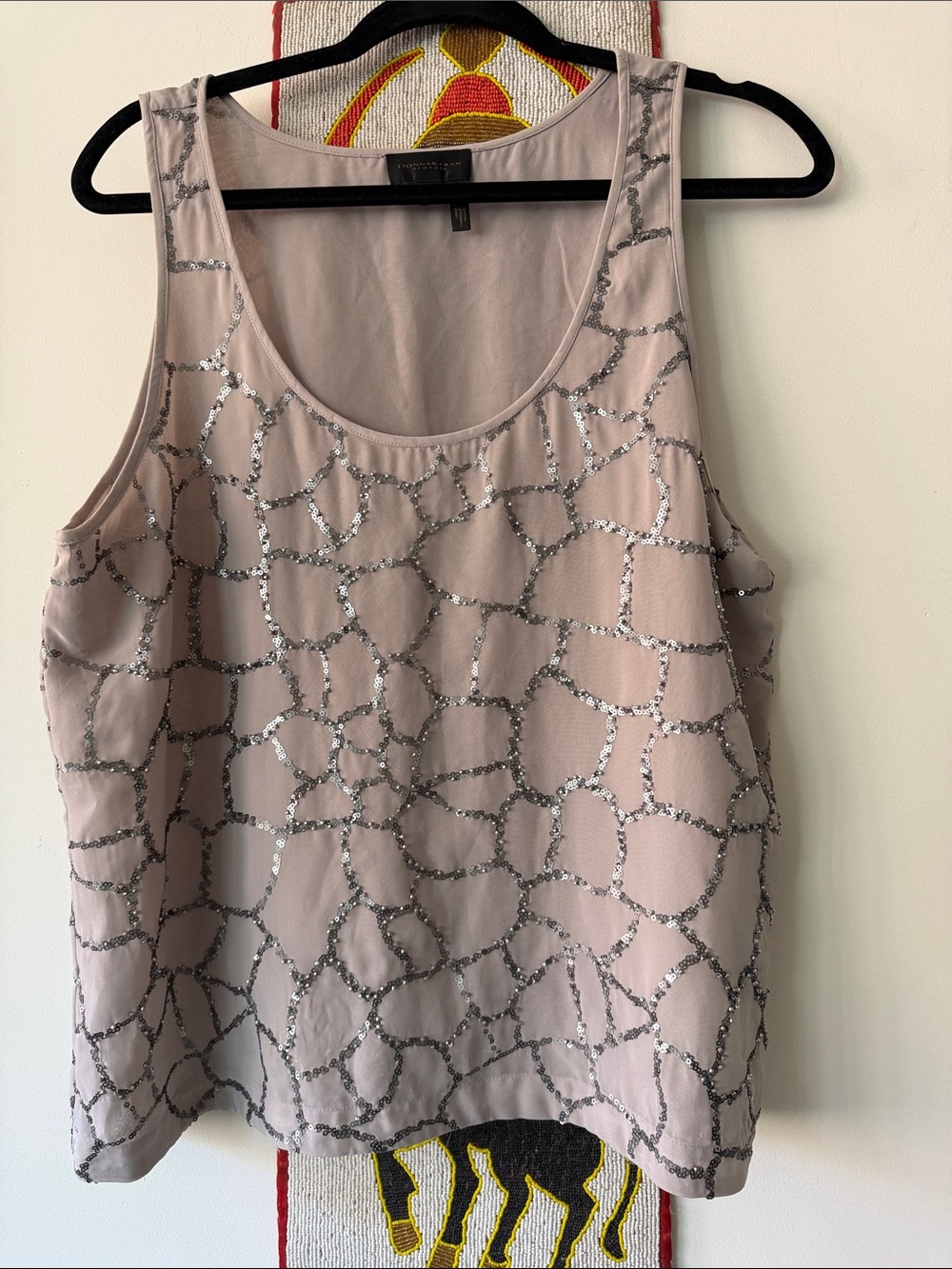 “Donna Karan” NWT Sequined Top
